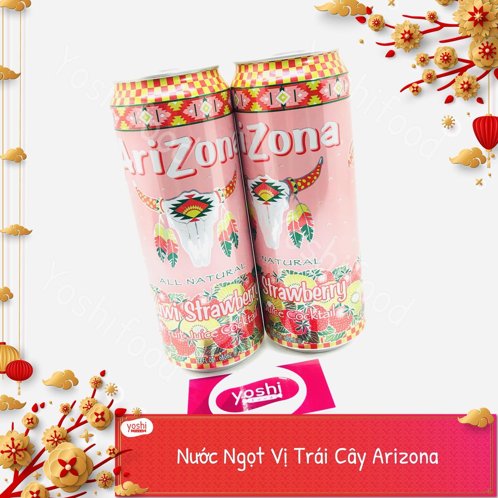 [9 Vị] Nước Ngọt Vị Trái Cây Arizona 680ml - Mỹ