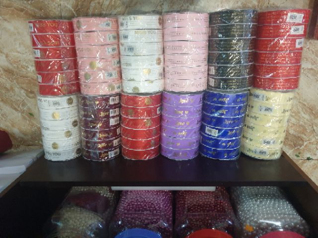 Ruy băng Thái  trang trí