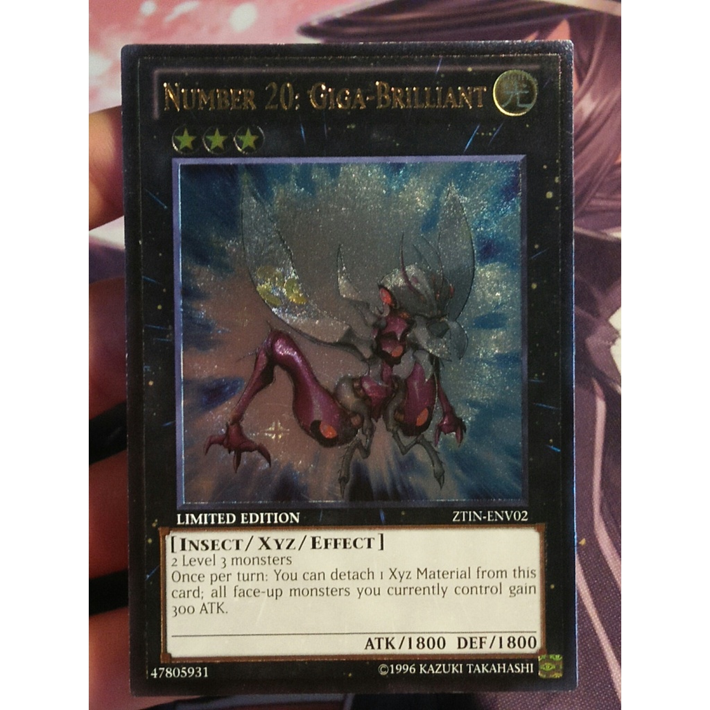 Thẻ Bài Yugioh: Number 20: Giga-Brilliant ZTIN-ENV02 Ultimate Rare