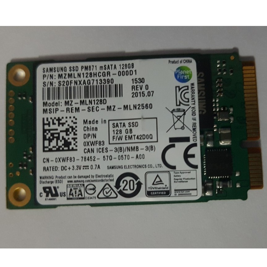 [Mã 255ELSALE giảm 7% đơn 300K] Ổ SSD Msata 32GB 64 GB 128GB 256GB - SAMSUNG LITEON SKhynix BH12T