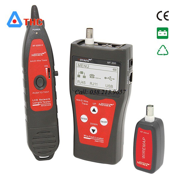 Máy test mạng, dò dây âm tường NF-300 noyafa chính hãng