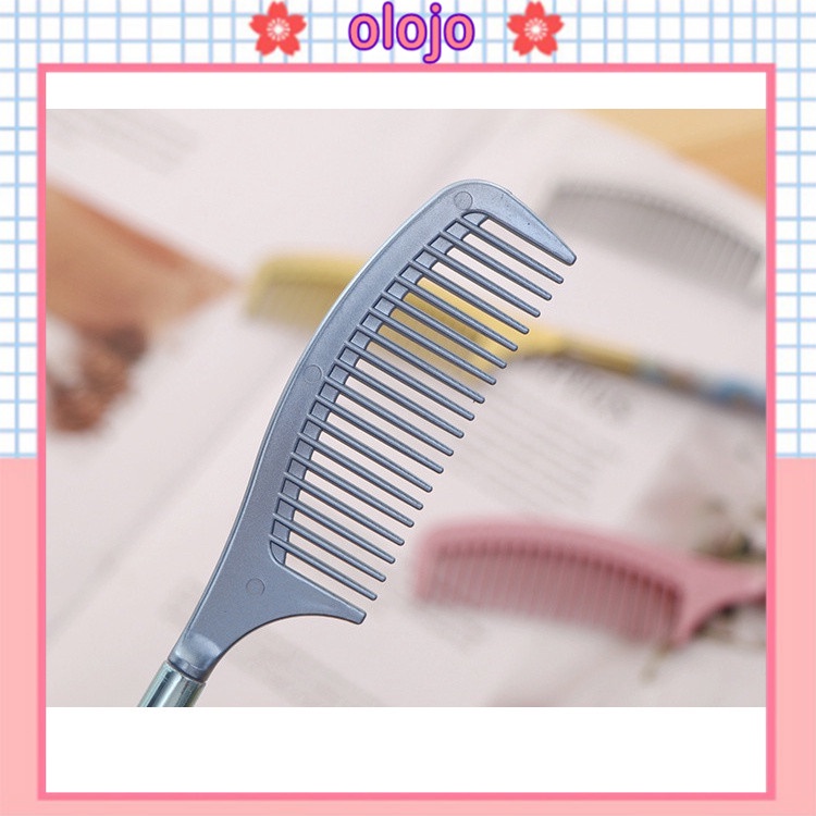 ⚜️1 bút Gel mực đen hình lược hoạt hình sáng tạo