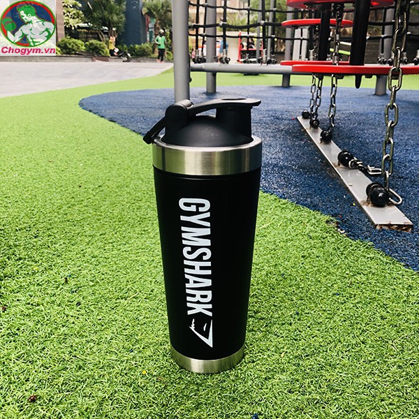 Bình Nước Shaker Tập GYM Inox Gymshark Phiên Bản Cao Cấp 2020