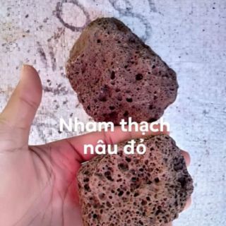 Đá nham thạch - đen, nâu, đỏ[1kg]