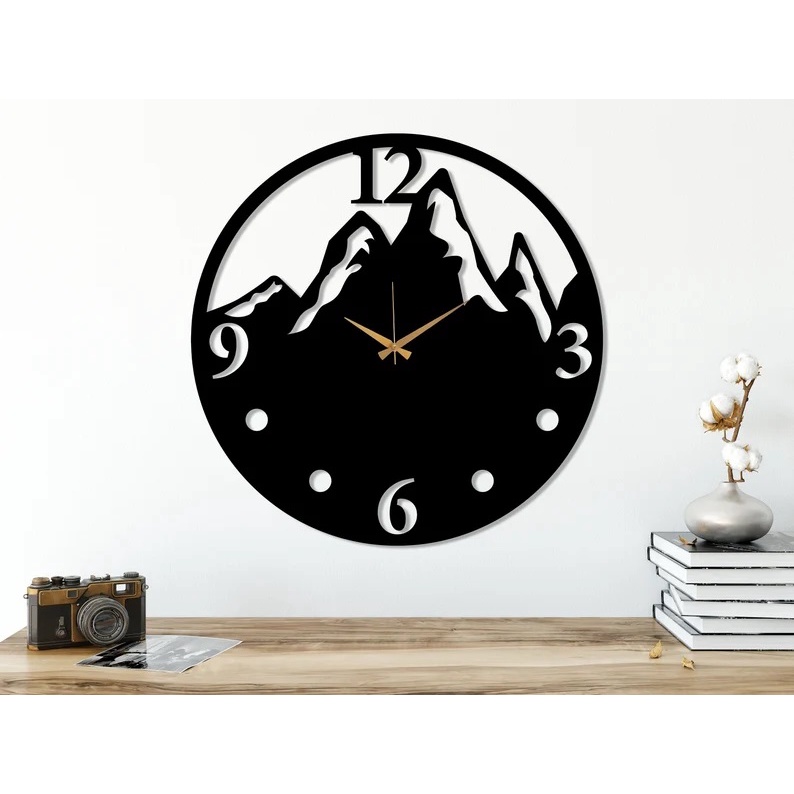 Đồng hồ treo tường Thegioipuzzle bằng kim loại bền đẹp DH006