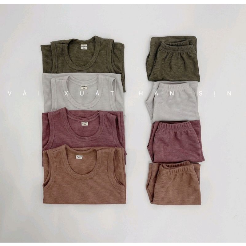 SÉT 2 BỘ BA LỖ HÀN QUỐC CHO BÉ TRAI BÉ GÁI