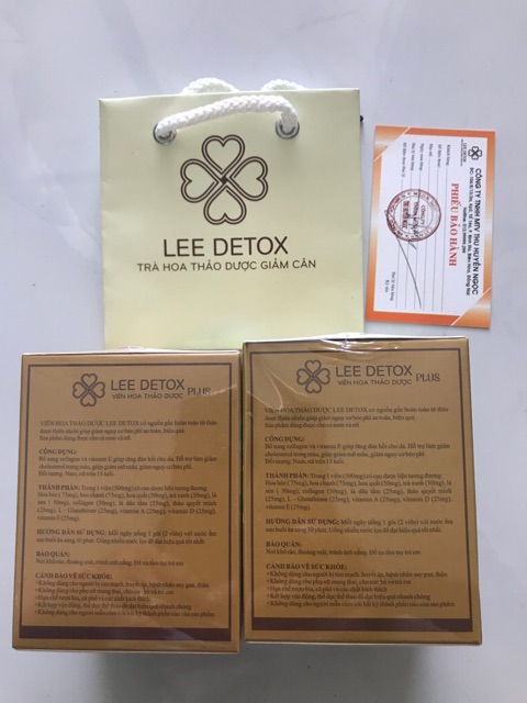 Trà hoa thảo dược giảm cân Lee Detox | BigBuy360 - bigbuy360.vn