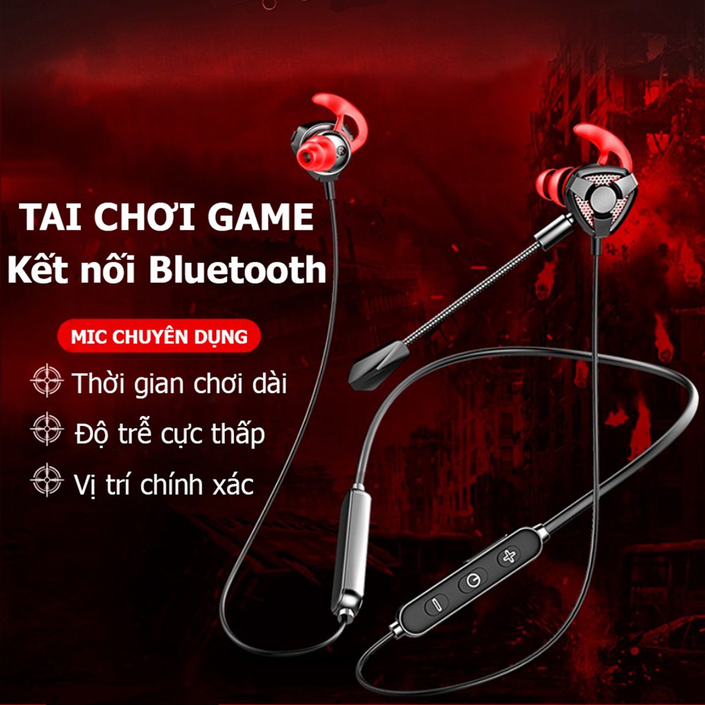 Tai nghe bluetooth TB66, tai nghe chơi game âm thanh chân thực, xác định vị trí chính xác, mic đàm thoại chuyên nghiệp | WebRaoVat - webraovat.net.vn