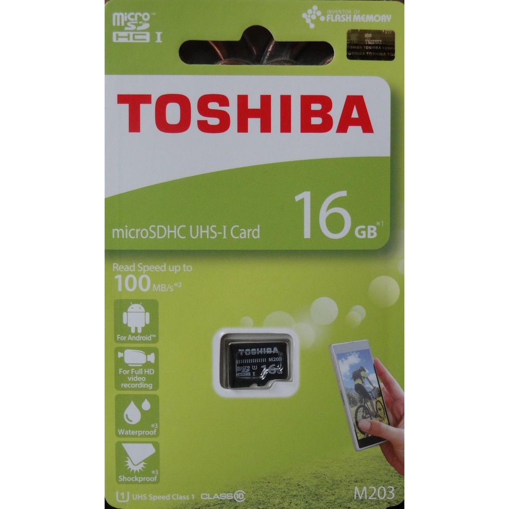THẺ NHỚ MICRO SD TOSHIBA 16GB  - CHUYÊN DÙNG CHO CAMERA IP