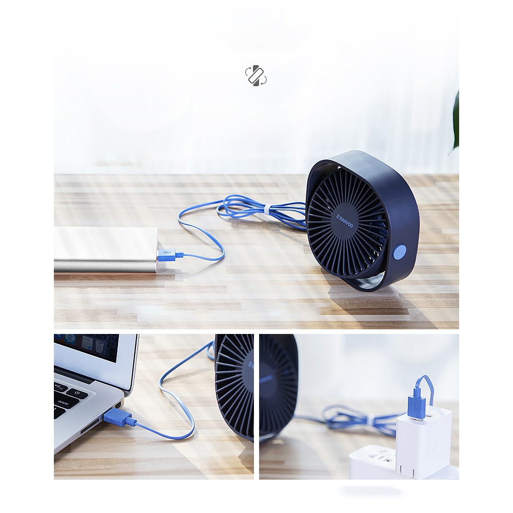Quạt USB Mini Để Bàn RANVOO | BigBuy360 - bigbuy360.vn