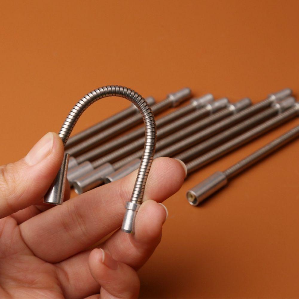 [LET] 1/2/3/4pcs Useful V Brake Elbow Fittings Replacement Bicycle Parts Cable Pipe Stainless Steel Durable Mountain Bike Adjustable Brake Cable Pipe