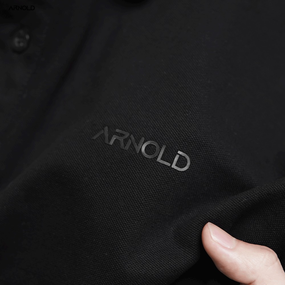 [Mã LTP50 giảm 50000 đơn 150000] Áo thun polo nam cổ bẻ màu đen vải cá sấu Cotton trẻ trung, thoáng mát - Arnold | BigBuy360 - bigbuy360.vn