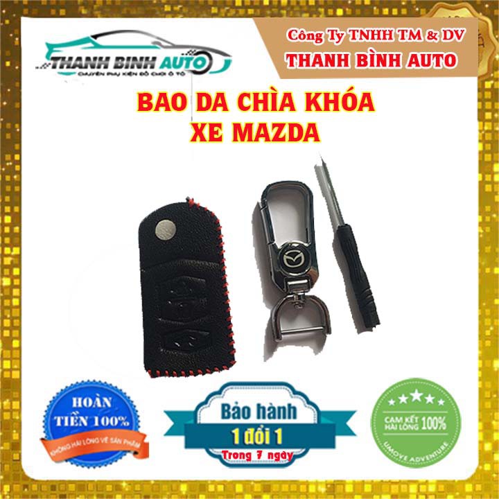 Móc Treo Chìa Khóa Bao Da Cao Cấp Xe Mazda - Thanh Bình Auto