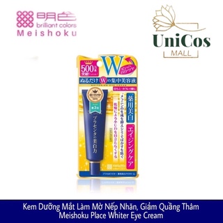 KEM DƯỠNG MẮT MEISHOKU WHITENING EYE CREAM PLANCETA MEDICATED