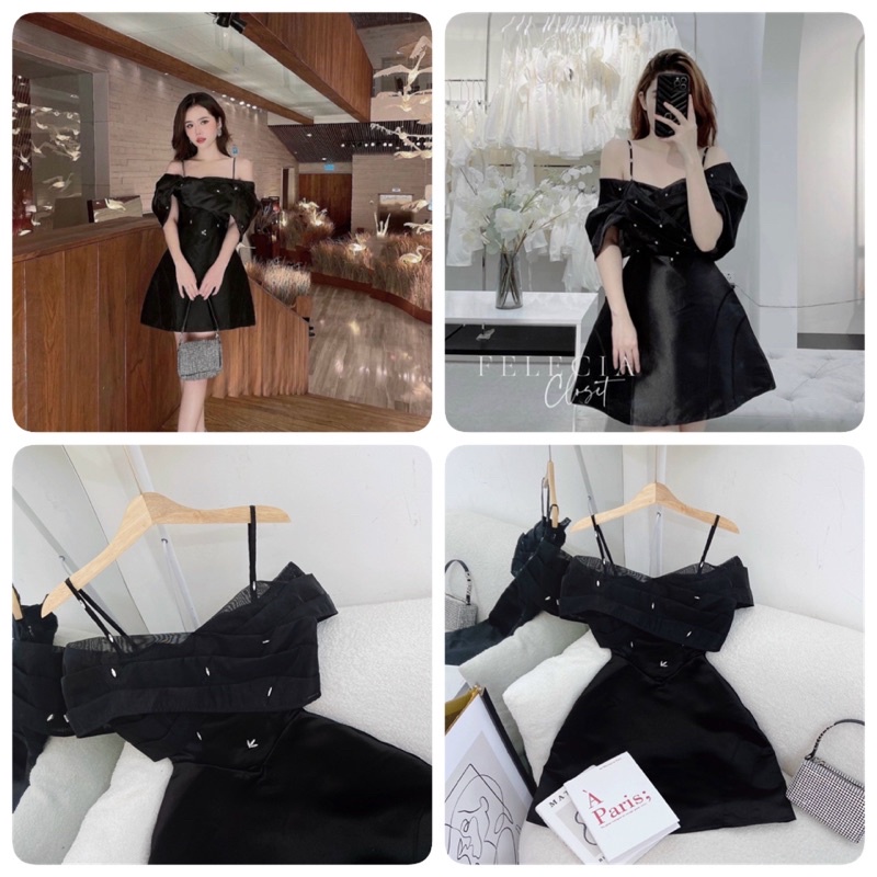 ĐẦM TRỄ VAI NƠ NGỰC XOẮN 2M
