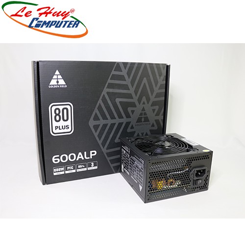 Nguồn máy tính Golden Field 600ALP 600W 80 Plus - Hàng Chính Hãng