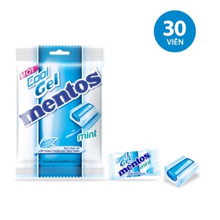 Kẹo nhai Mentos Cool Gel 99g 30 viên x 3,3