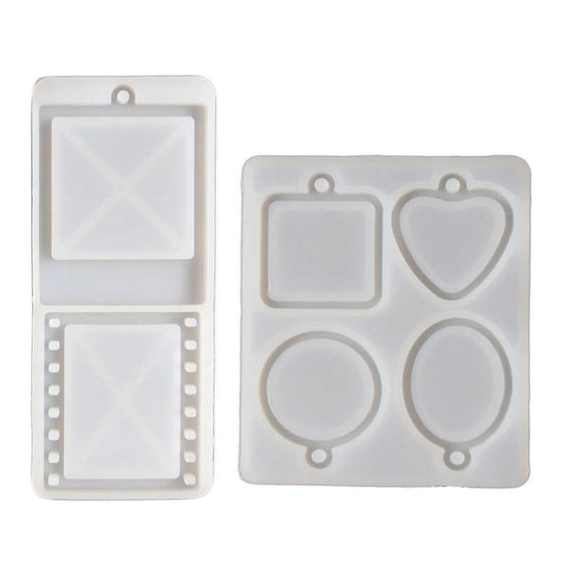 Khuôn Silicone Làm Mặt Dây Chuyền Hình Cát Chảy