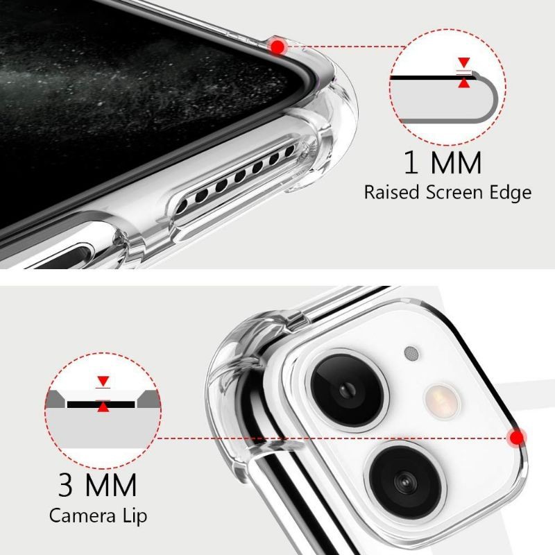 Ốp lưng chống sốc iPhone 14 pro max 11 pro max 12 pro max 13 pro max x xs max xr 6 7 8 plus có gờ bảo vệ camera