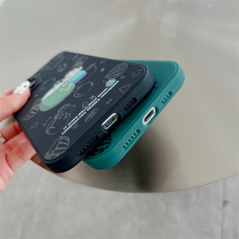 Ốp Điện Thoại Silicon Chống Rơi Họa Tiết Hoạt Hình Cho iPhone 12 13 11 PRO MAX XR 11 12 PRO X XS MAX