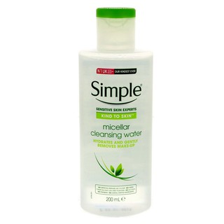 Nước tẩy trang Simple Kind To Skin Cleansing Micellar Water 200ml