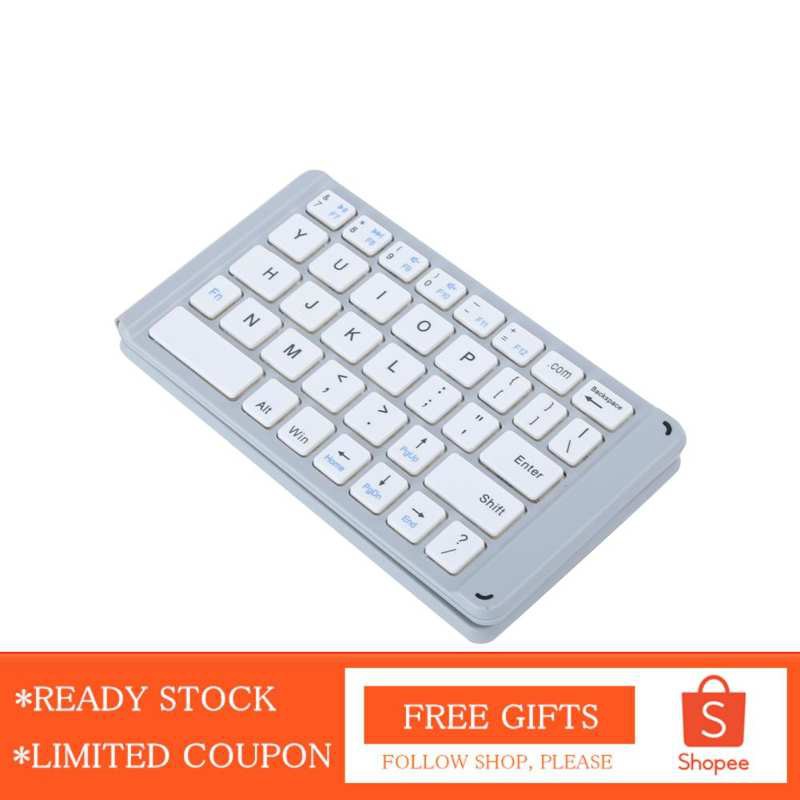 Alwaysonline Foldable Bluetooth3.0 Keyboard  Folding Portable Ultra Thin Wireless Rechargeable for IOS / Android Windows Phone Laptop Computer