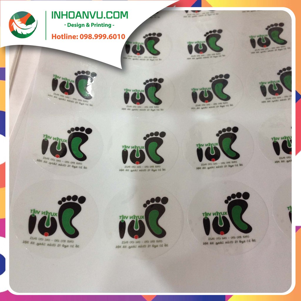 Decal Flower dán lẵng hoa