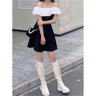 Váy chiết eo phồng vai 😍😍