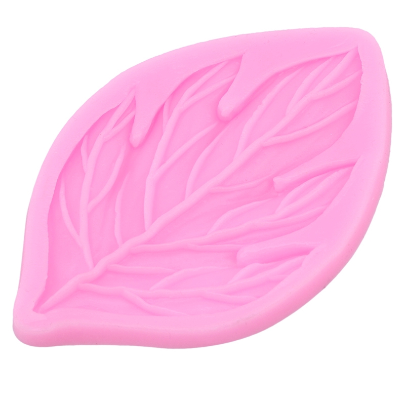 Khuôn Silicone Nhấn Bánh &amp; Socola Hình Lá Phong