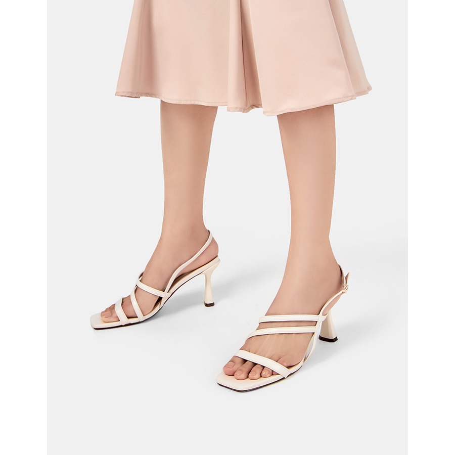 Giày Sandal 7cm JUNO Quai Chéo Cách Điệu SD07085