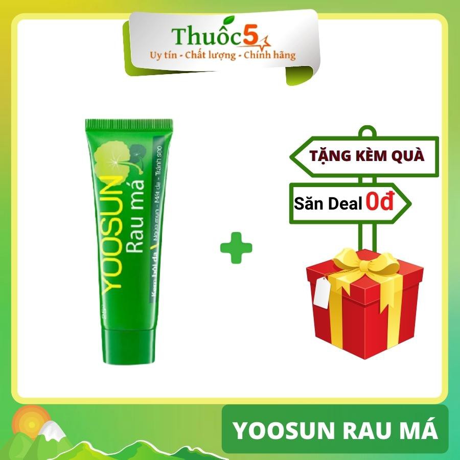 Yoosun rau má kem hỗ trợ ngừa mụn, mát da Tuýp 25g