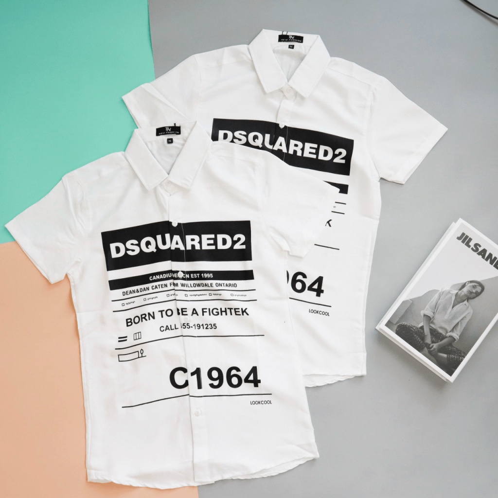 Áo Sơ mi Nam Ngắn Tay C1964 Chất Lụa Mịn Mát Phong Cách Trẻ Trung Phù Hợp Đi Làm, Đi Chơi, Du Lịch [NEW UNISEX]