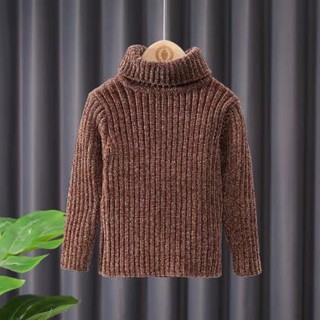 Áo len tuyết nhung cao cổ Quảng Châu siêu ấm cho b