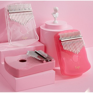 Đàn Kalimba 17 phím màu sắc trong suốt tiện dụng