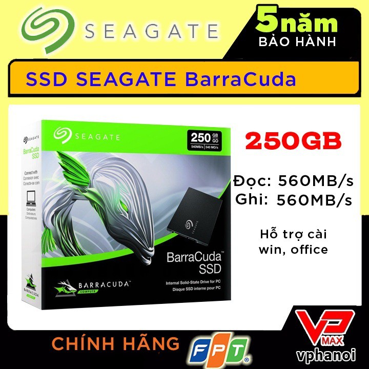 Ổ cứng SSD Kingfast Seagate 480Gb/ 250Gb/ 240Gb/ Apacer 240Gb Hàng chính hãng FPT