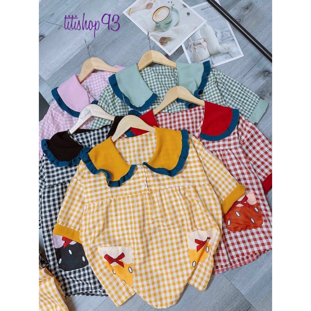 🔥[GIẢM SỐC]🔥Bộ đồ ngủ siêu dễ thương 🔥FREESHIP🔥Bộ ngủ lụa caro nơ tiểu thư phố bèo, siêu xinh, siêu mát/Titishop93 | BigBuy360 - bigbuy360.vn