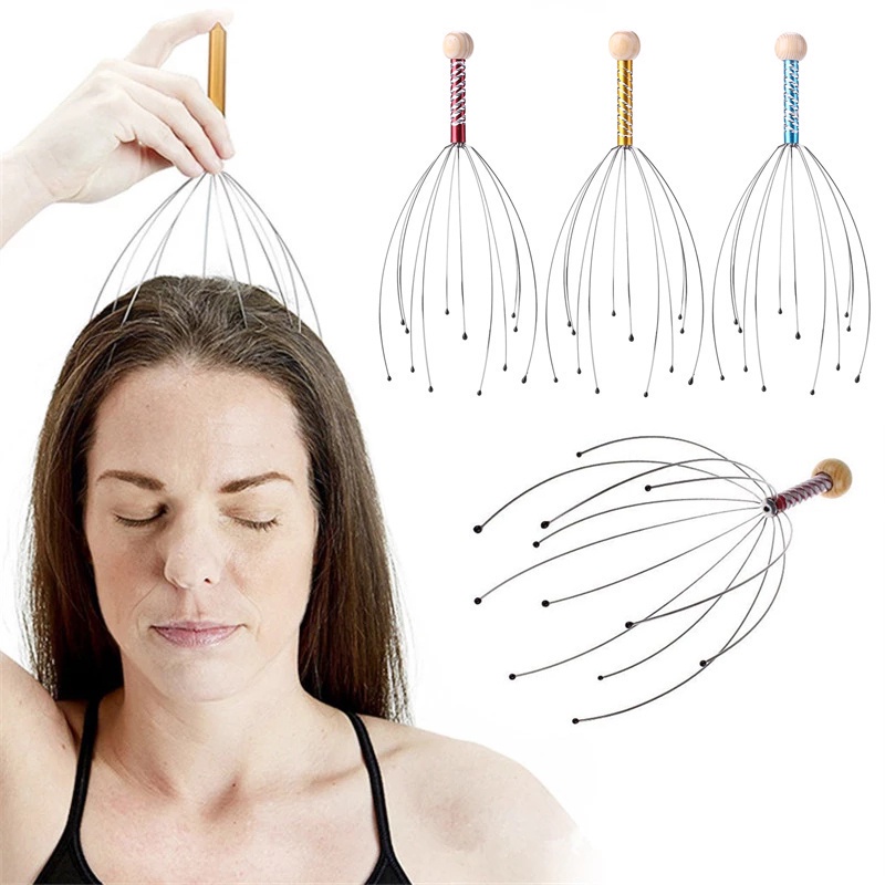 Dụng cụ mát xa da đầu hỗ trợ thư giãn giảm căng thẳng tiện lợi