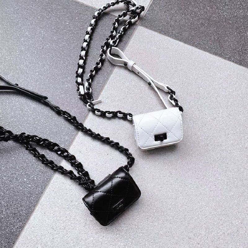 Túi Đeo Hông Mini Phối Dây Xích Thời Trang Cá Tính Trẻ Trung