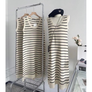 Váy Maxi Kẻ Sọc Dáng Dài