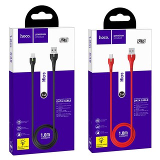 Dây Cáp Sạc Micro USB Nhanh Siêu Bền Dây Dù Chính Hãng Hoco X45 2.4A Dài 1M cho mọi thiết bị hiện nay