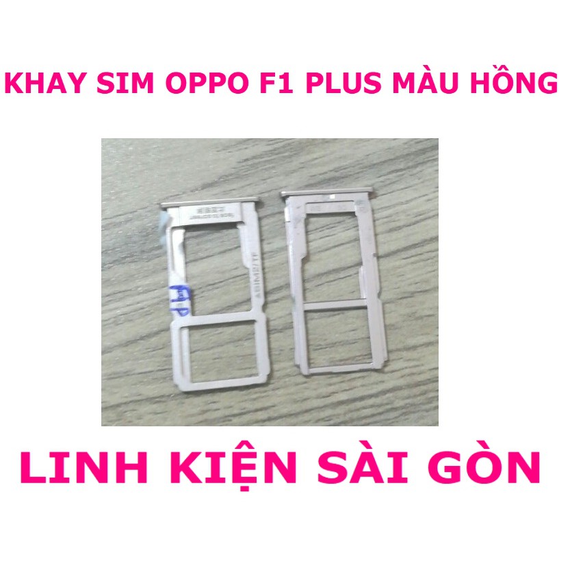 KHAY SIM OPPO F1 PLUS MÀU HỒNG