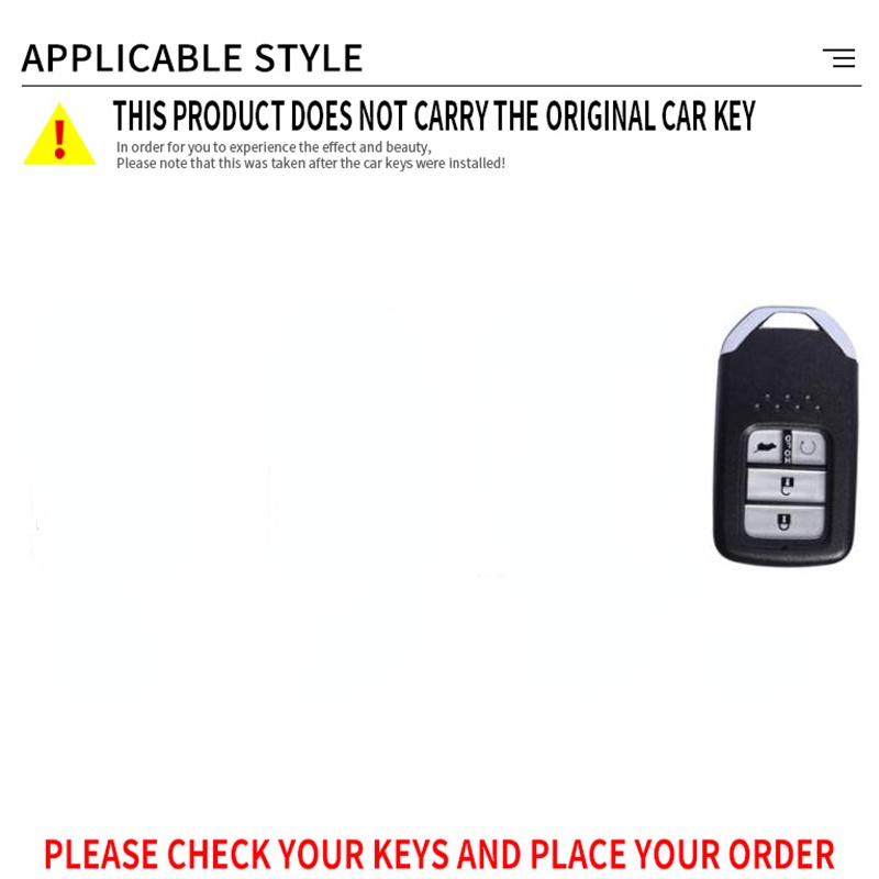 Vỏ Chìa Khóa Điều Khiển Từ Xa Thông Minh Cho Honda 2017 2018 2019CRV Pilot Accord Civic Jazz Jade Fit HR-V Freed