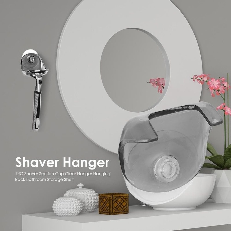 Giá đỡ dao cạo râu bằng nhựa gắn tường tiện dụng cho nhà bếp/ nhà tắm