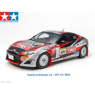 [TAMIYA] 24337 Mô hình xe ô tô 1/24 SCALE GAZOO Racing TRD 86 (2013 TRD Rally challenge)