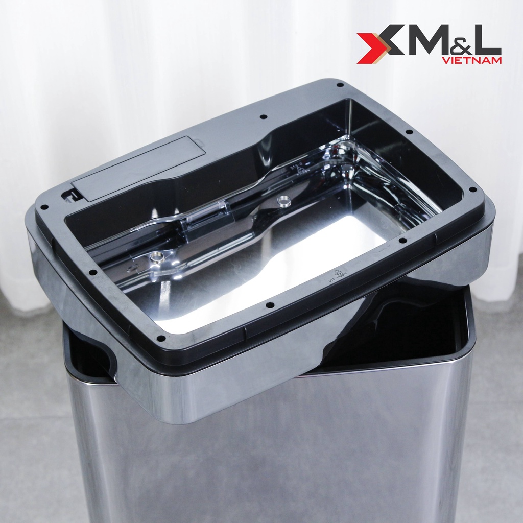 Thùng rác thông minh cảm ứng inox 35 Lít M&amp;L - 35LS23