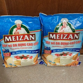 Bột mì đa dụng cao cấp Meizan 1kg, 0,5kg