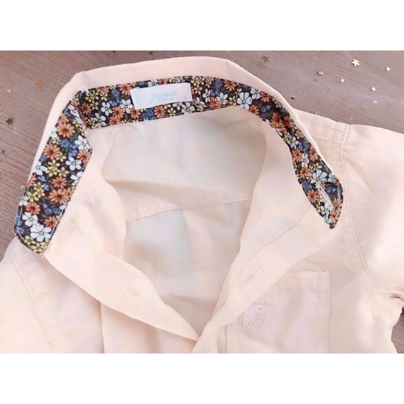 Sơ mi cộc tay bé trai