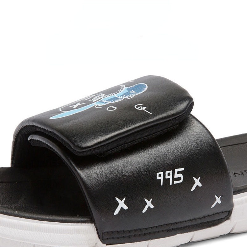 Oeggeo shop Dép Quai Dán Đế Dày Kiểu Dáng Thể Thao Dành Cho Nam Và Nữ