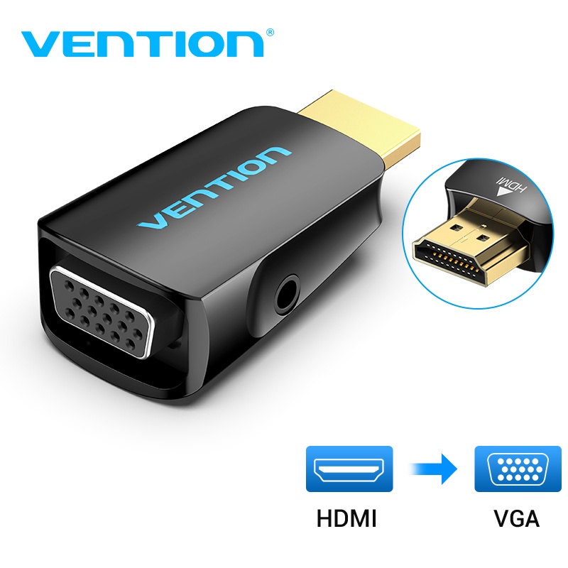 Vention HDMI to VGA Adapter with Audio Gold thumbnail