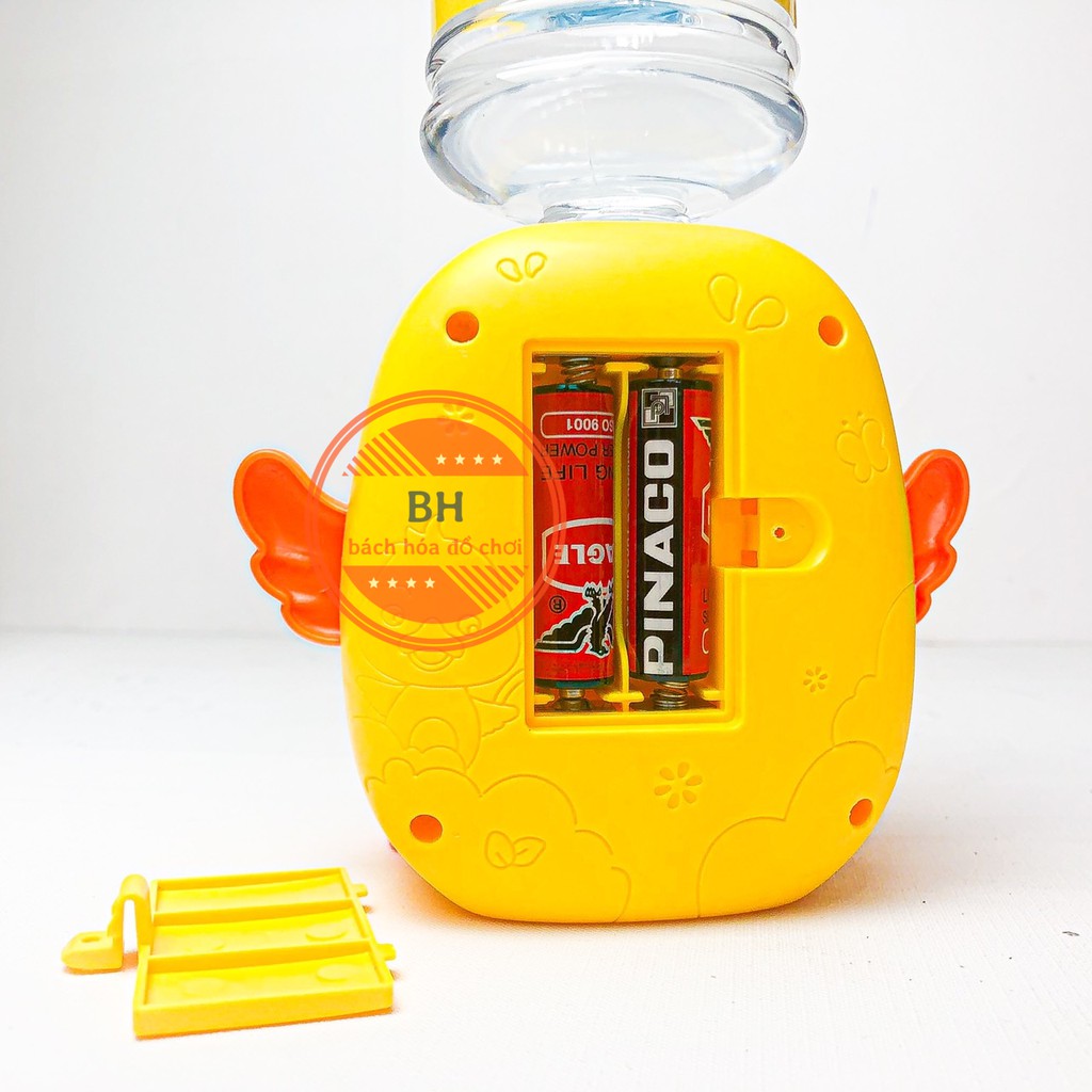 bình nước cho bé 💖𝑭𝑹𝑬𝑬𝑺𝑯𝑰𝑷💖 Đồ chơi máy rót nước mini siêu dễ thương hình chú vịt vàng